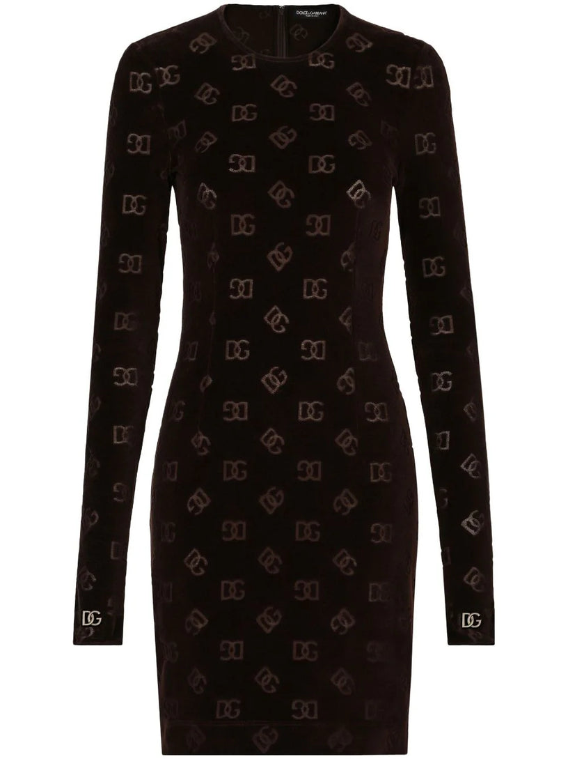 Dolce & Gabbana Dress with all-over dg logo