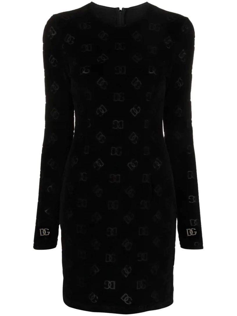 Dolce & Gabbana Dress with all-over dg logo