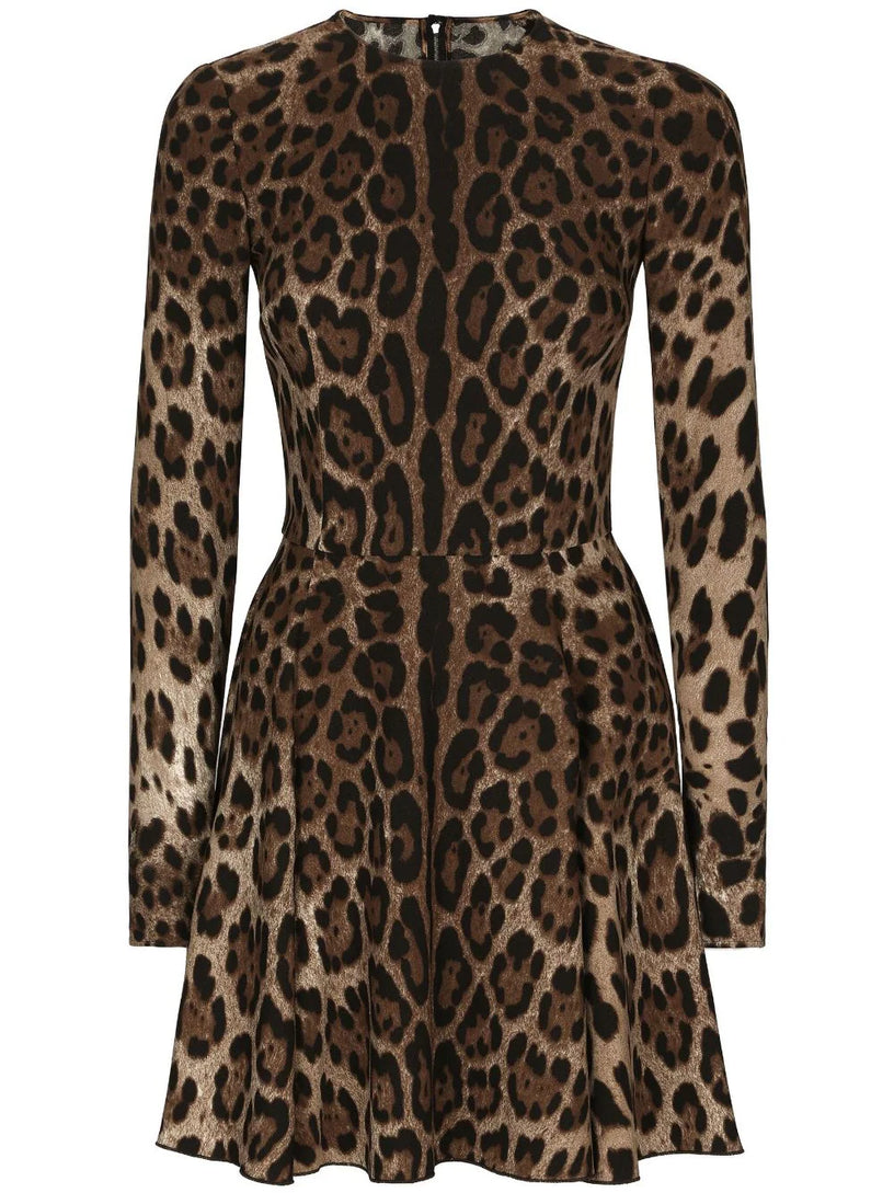 Leopard mini dress