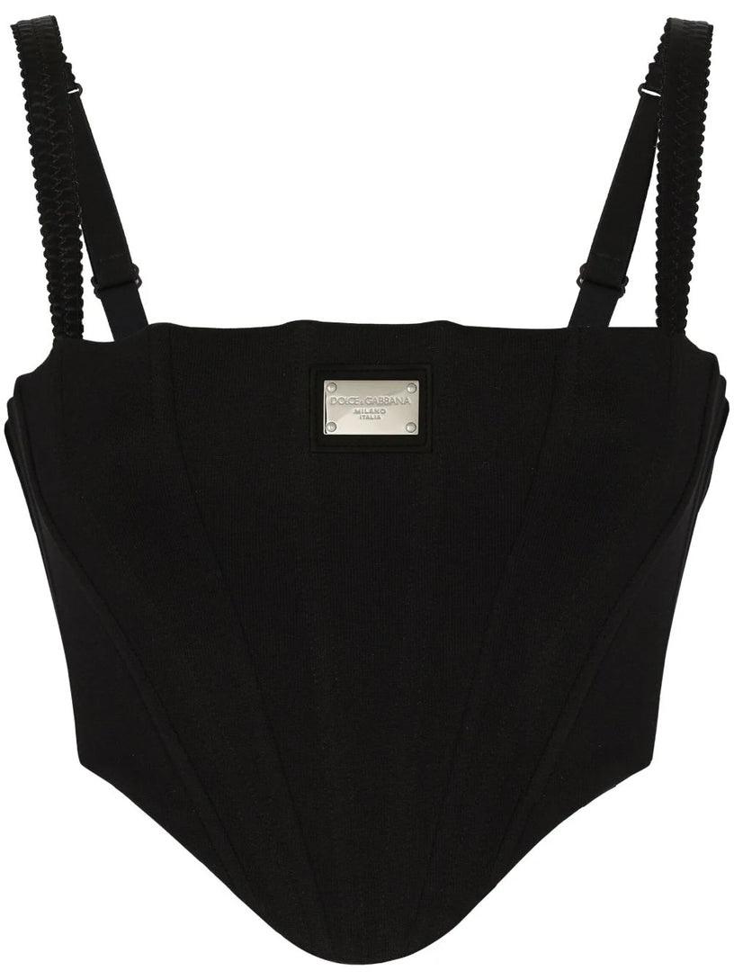 Dolce & Gabbana Top with straps and the dolce&gabbana tag