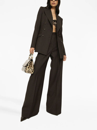 Pinstripe palazzo pants