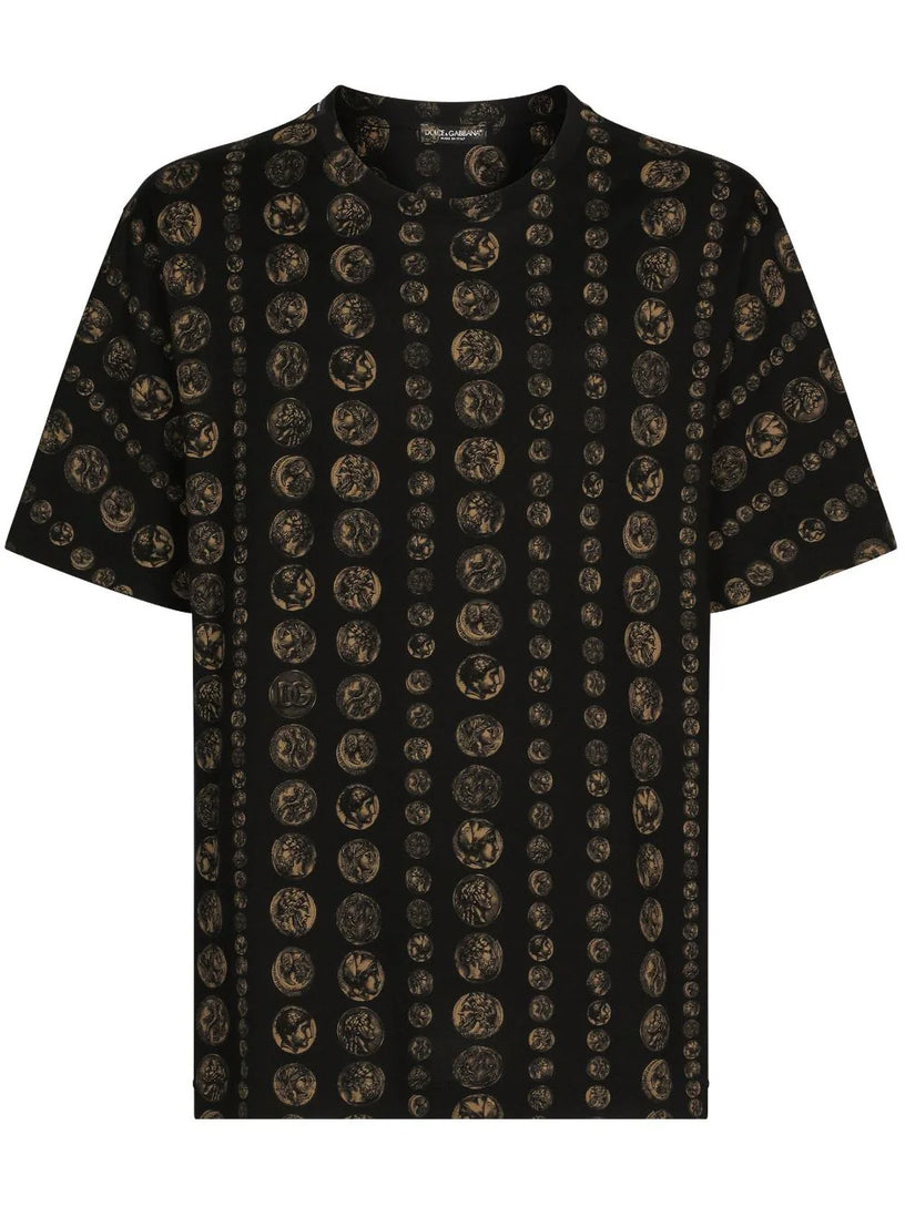 Dolce & Gabbana All-over coin print t-shirt