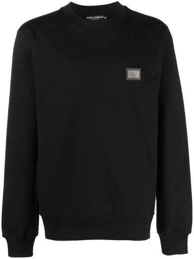 Sweatshirt with branded tag