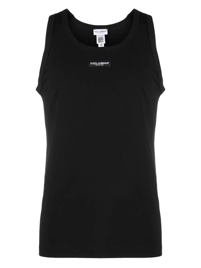 Dolce & Gabbana Tank top with logo label