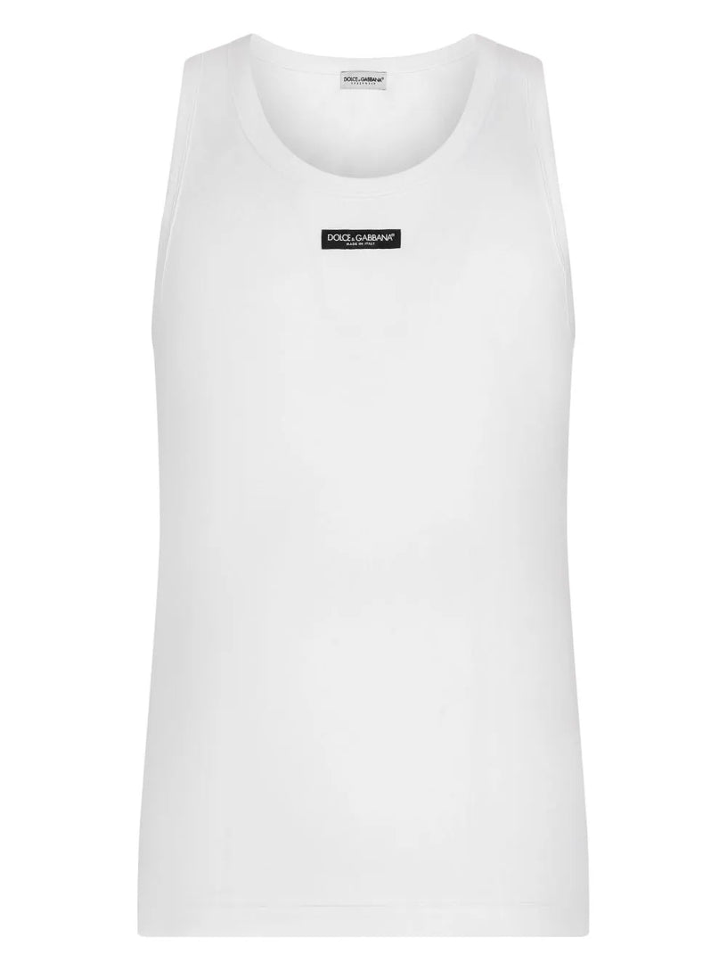 Dolce & Gabbana Tank top with logo label