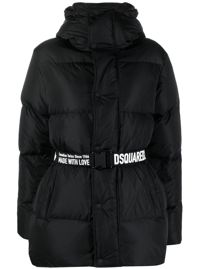 DSQUARED2 Logo puff coat