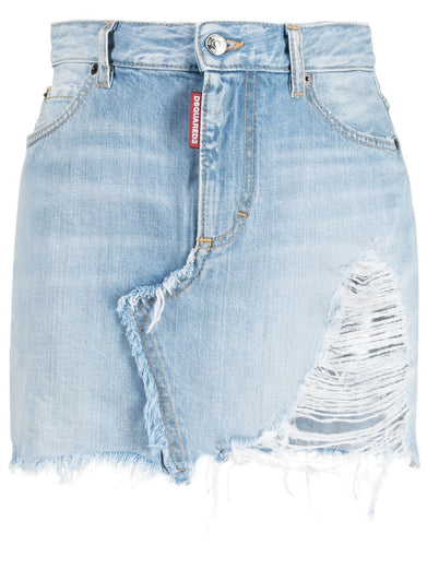 Denim Mini Skirt