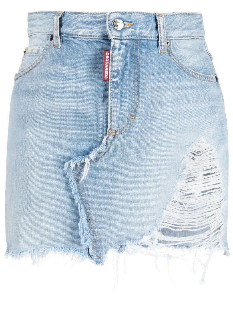 Denim Mini Skirt