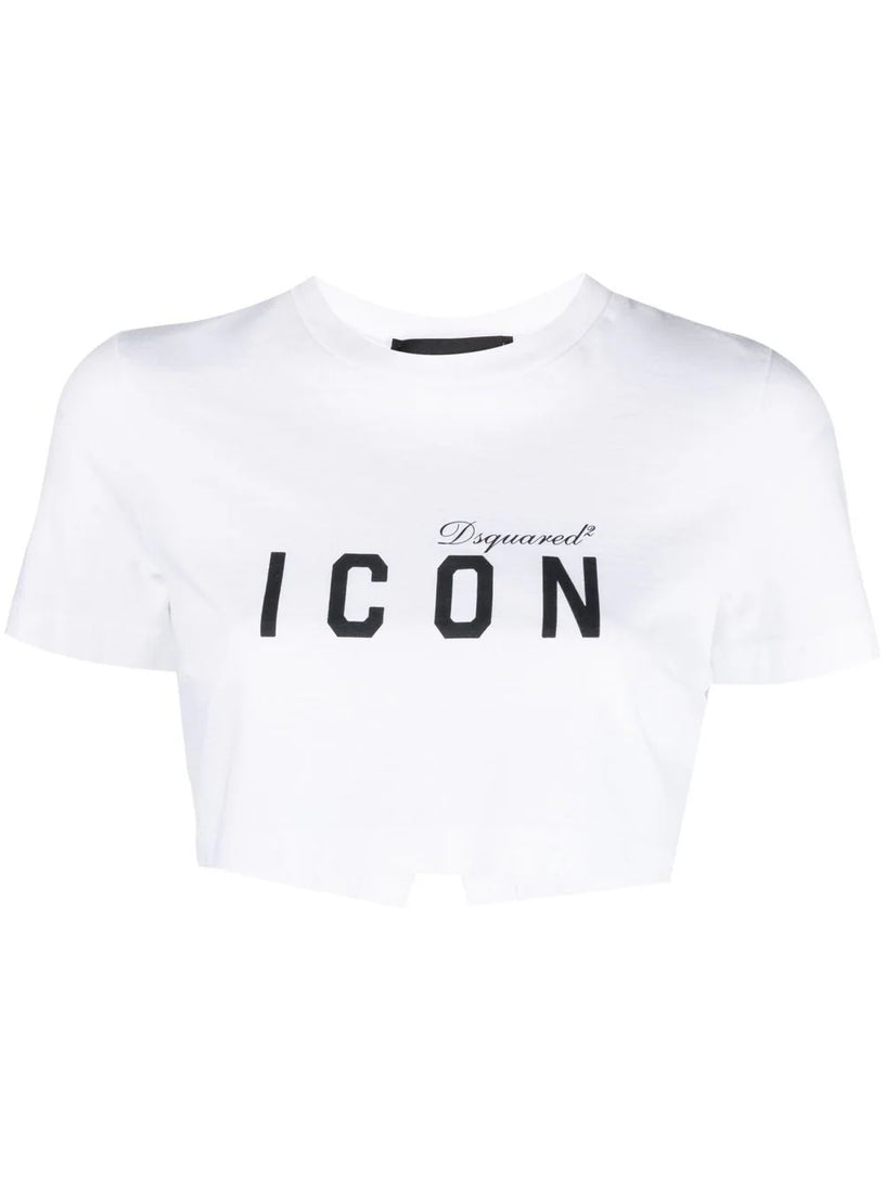 DSQUARED2 Icon cropped t-shirt