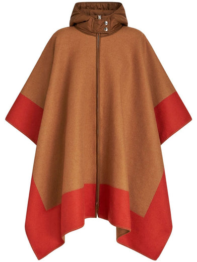 Hooded Cape With Logo