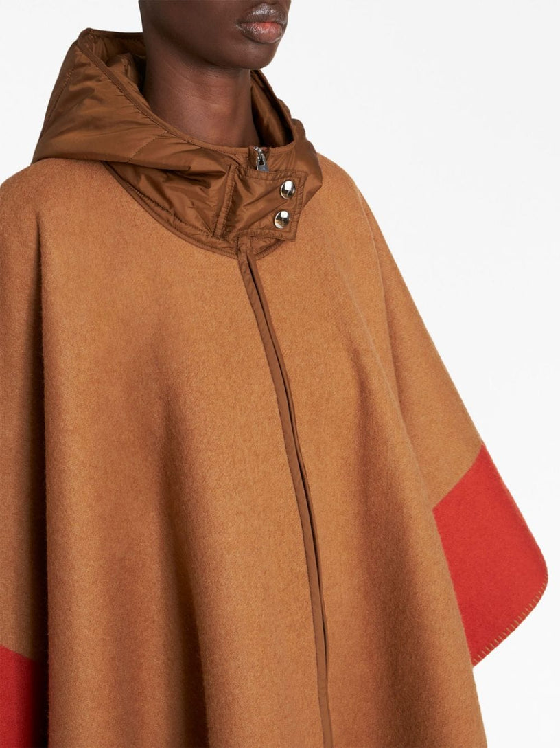 Hooded Cape With Logo