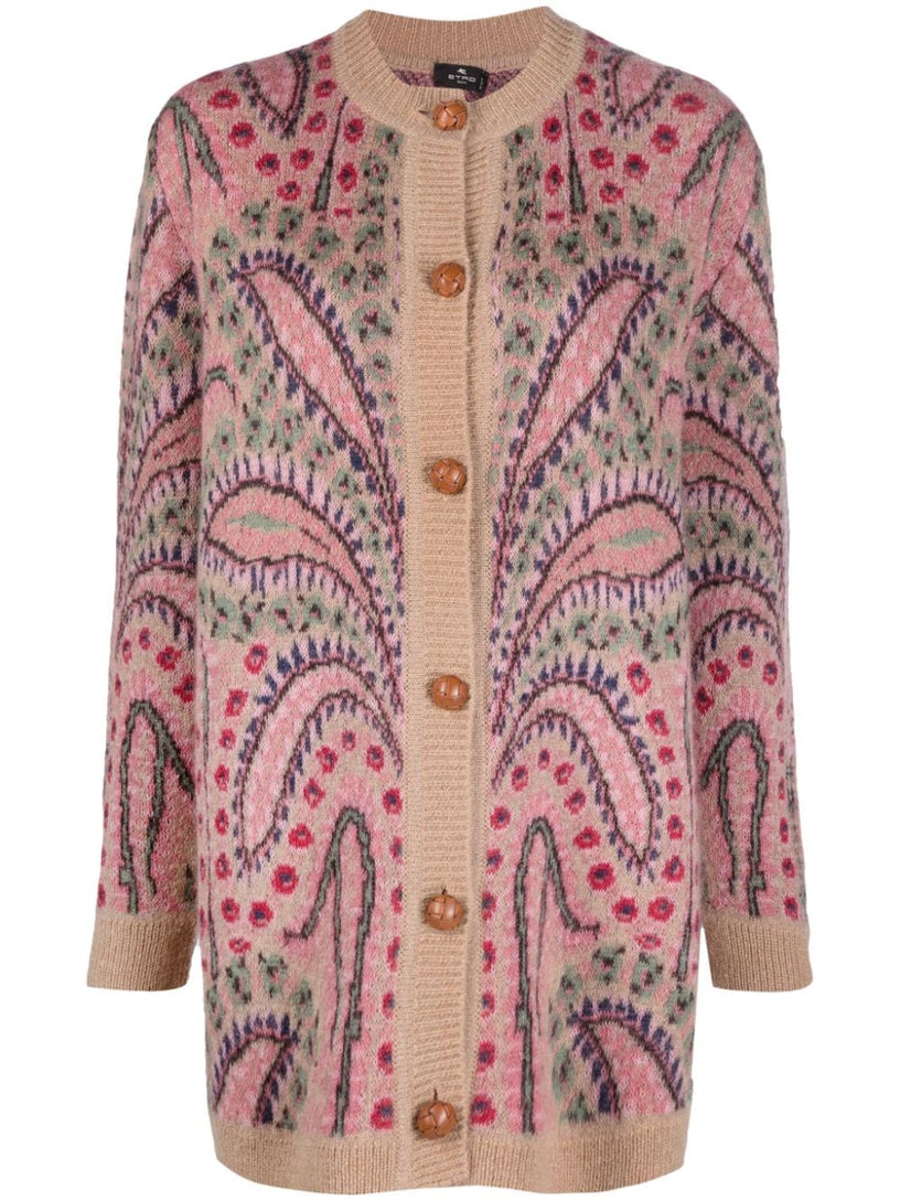 ETRO Paisley jacquard cardigan