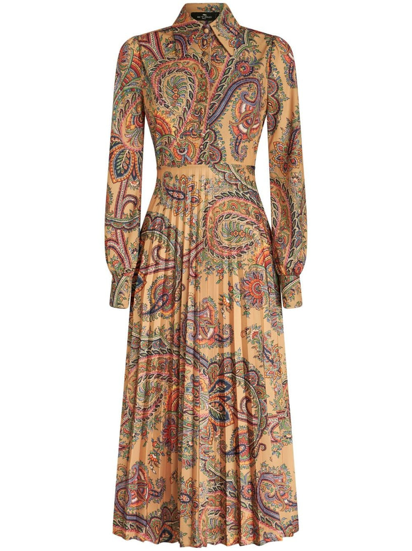 ETRO Shirt dress with paisley pattern