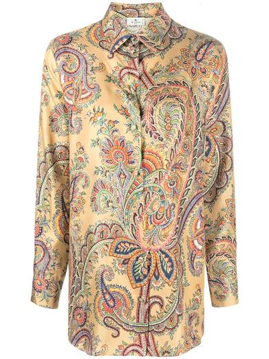 Shirt with Paisley pattern