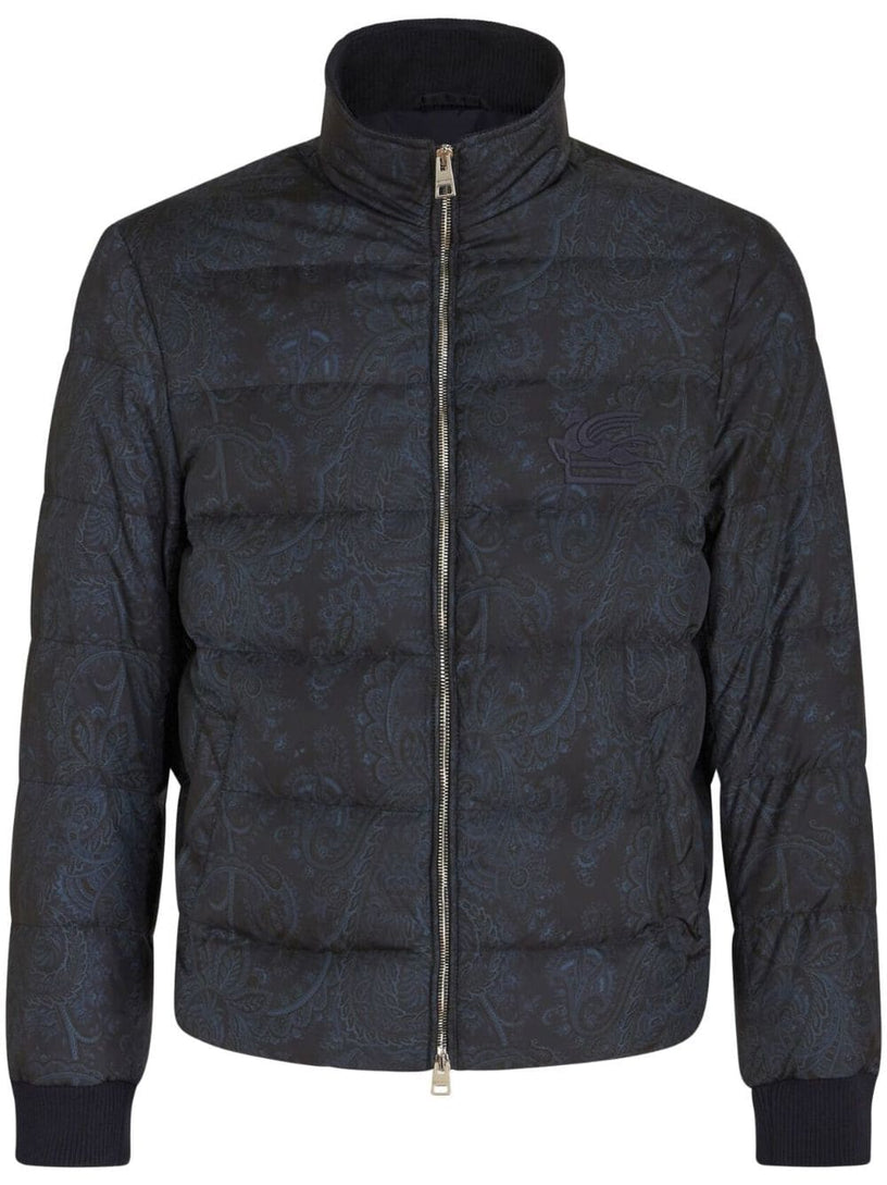 Paisley down jacket