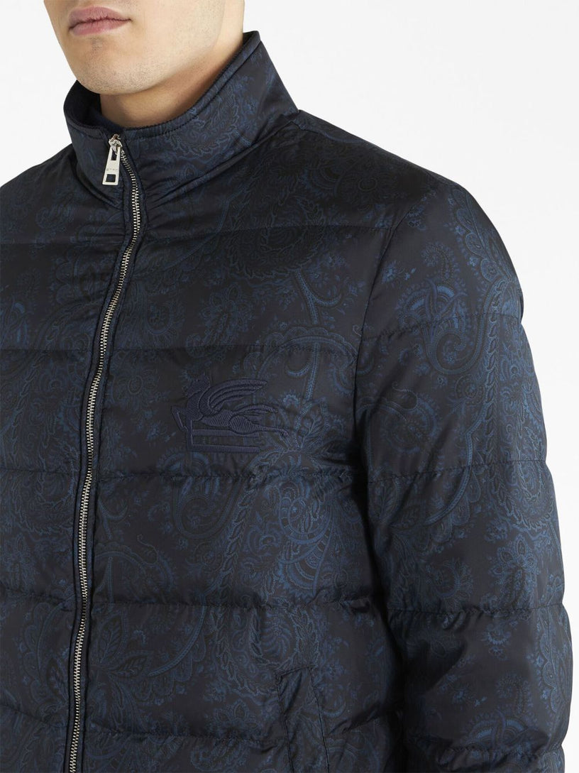 Paisley down jacket