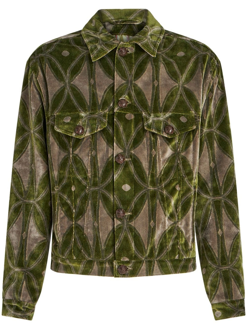 ETRO Jacquard velvet jacket