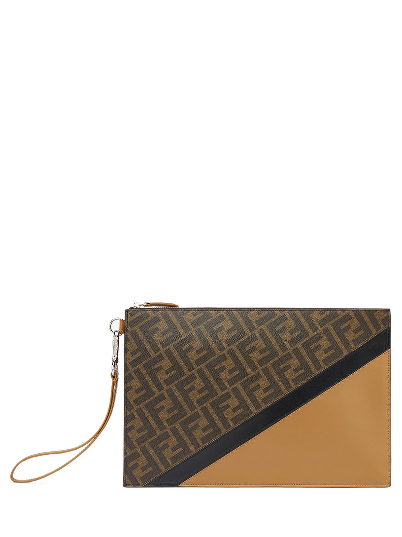 Fendi Diagonal Flat Pouch