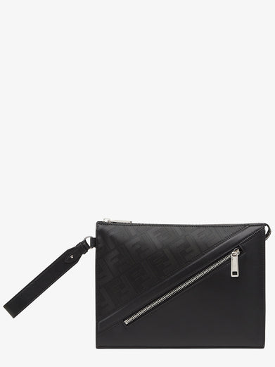 Fendi Shadow Diagonal Clutch