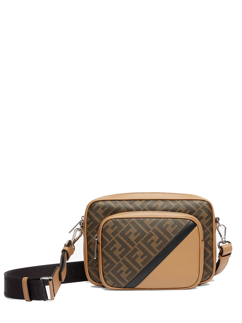 FENDI Fendi diagonal duo camera case