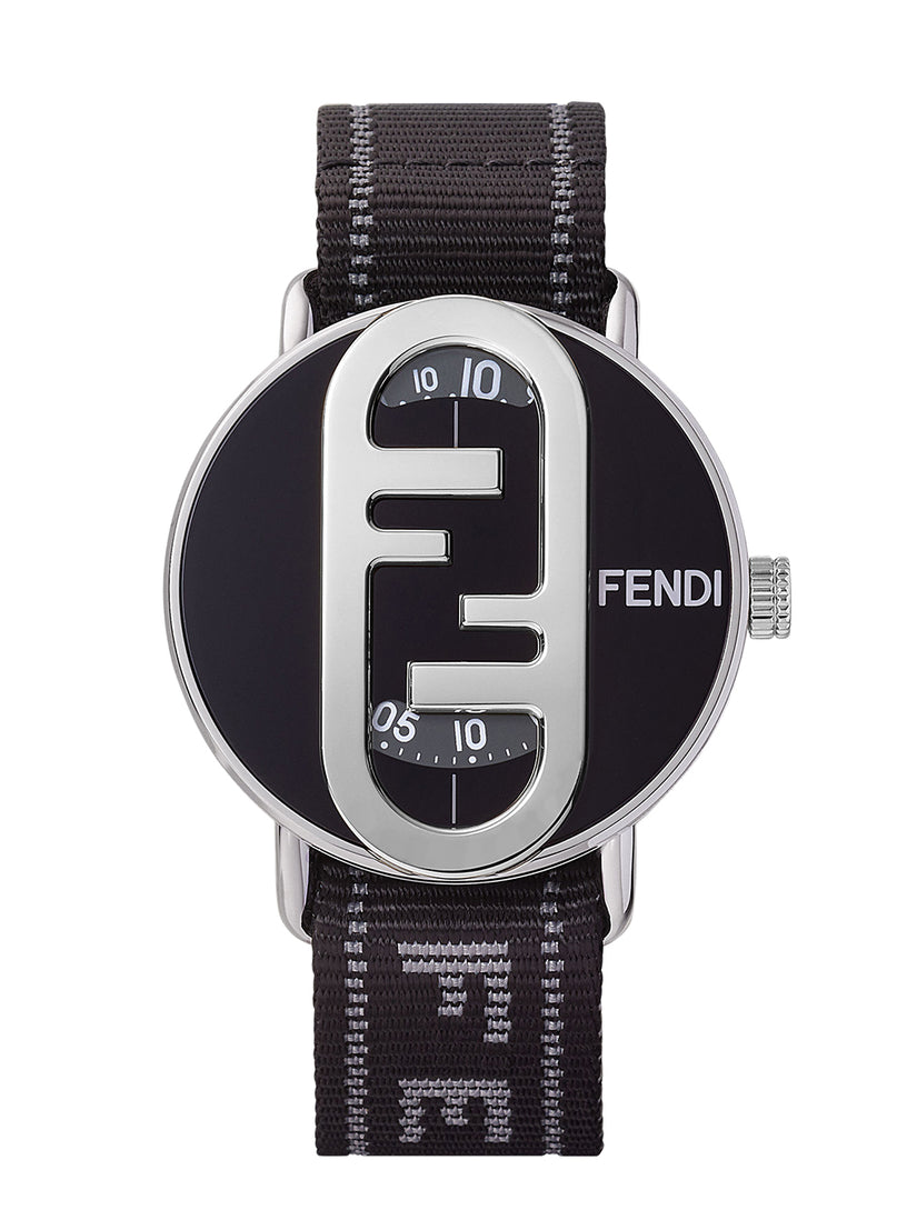 FENDI Round watch with o’lock logo