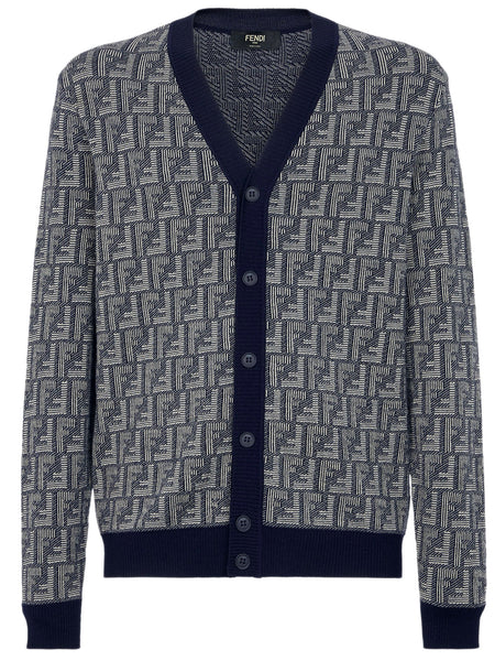 Fendi Shadow Cardigan FENDI Blu | Grifo210