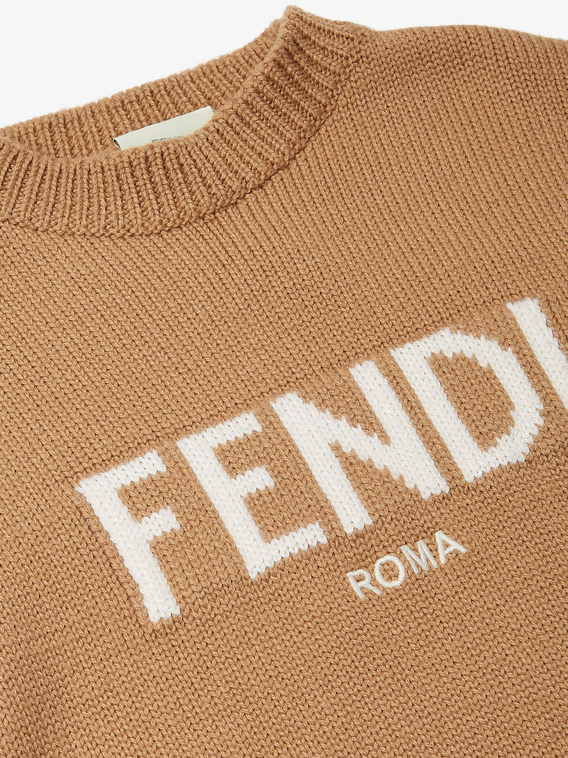 Jumper with Fendi lettering