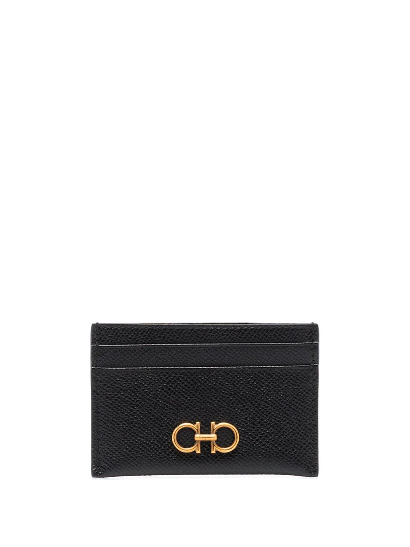 FERRAGAMO Gancini credit card holder