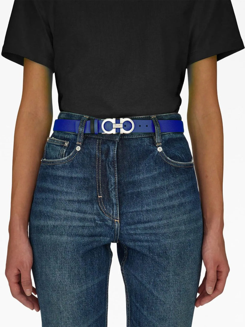 Reversible Gancini belt