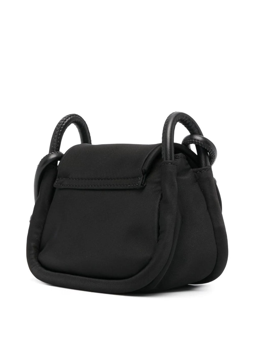 Black Knot Mini Flap Over Bag