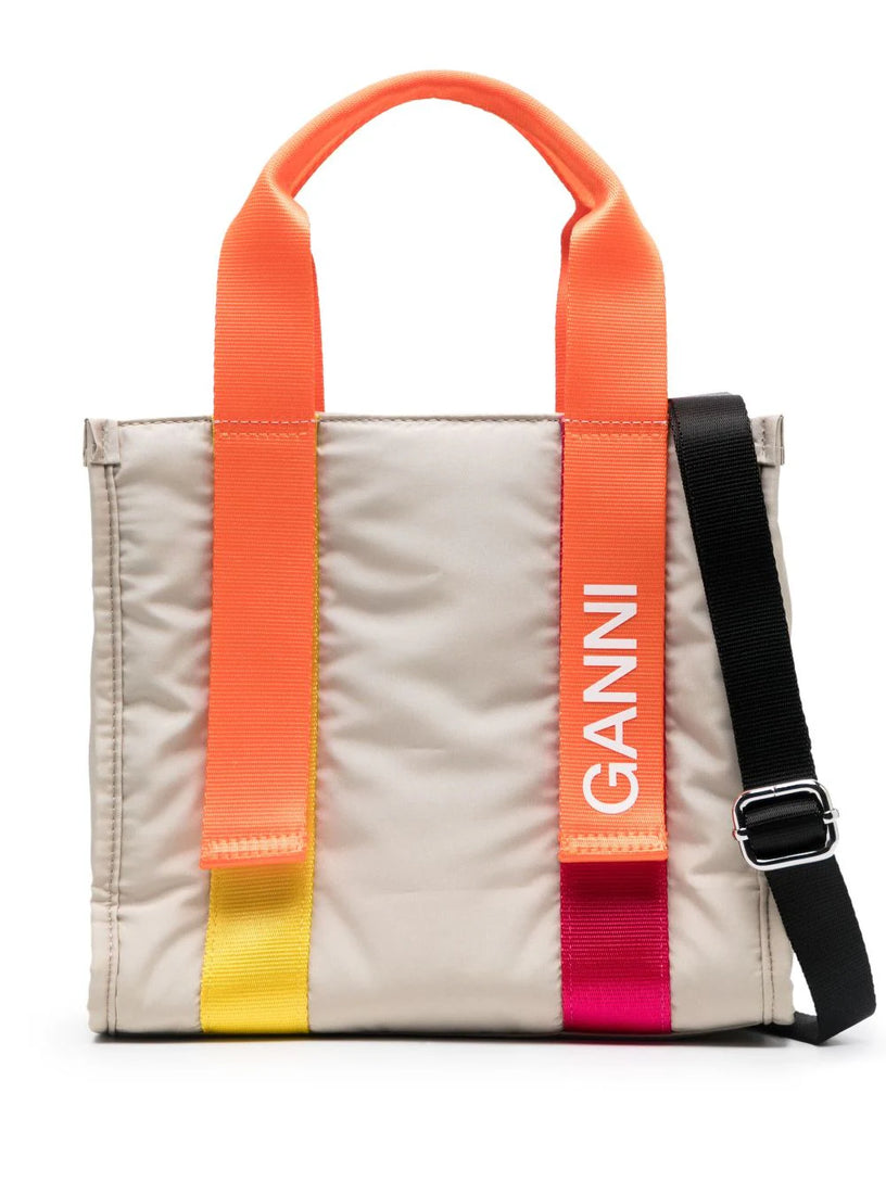 GANNI Small tech tote bag