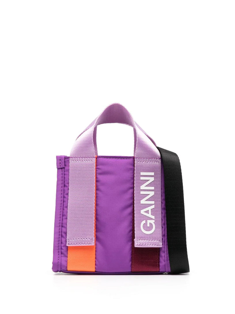 GANNI Mini tech tote bag