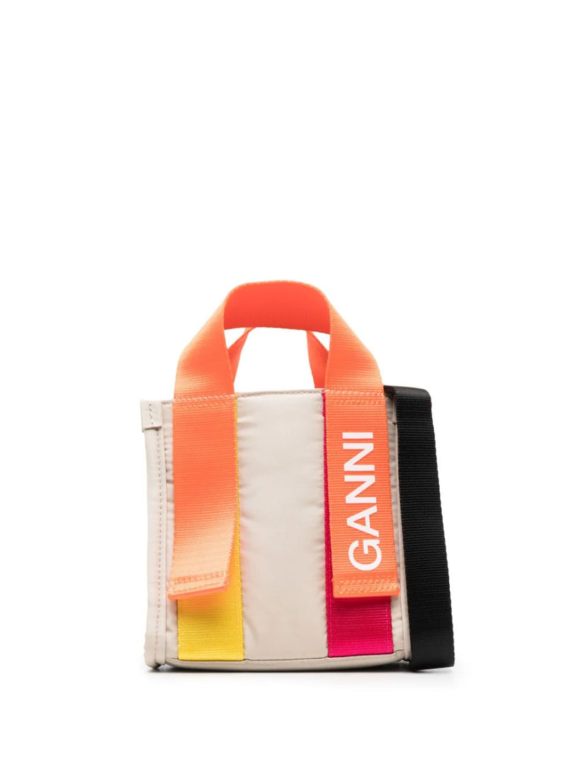 GANNI Mini tech tote bag