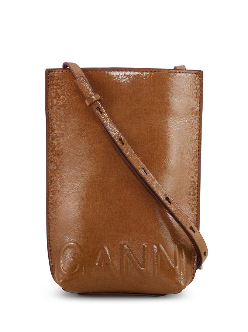 GANNI Small banner crossbody bag