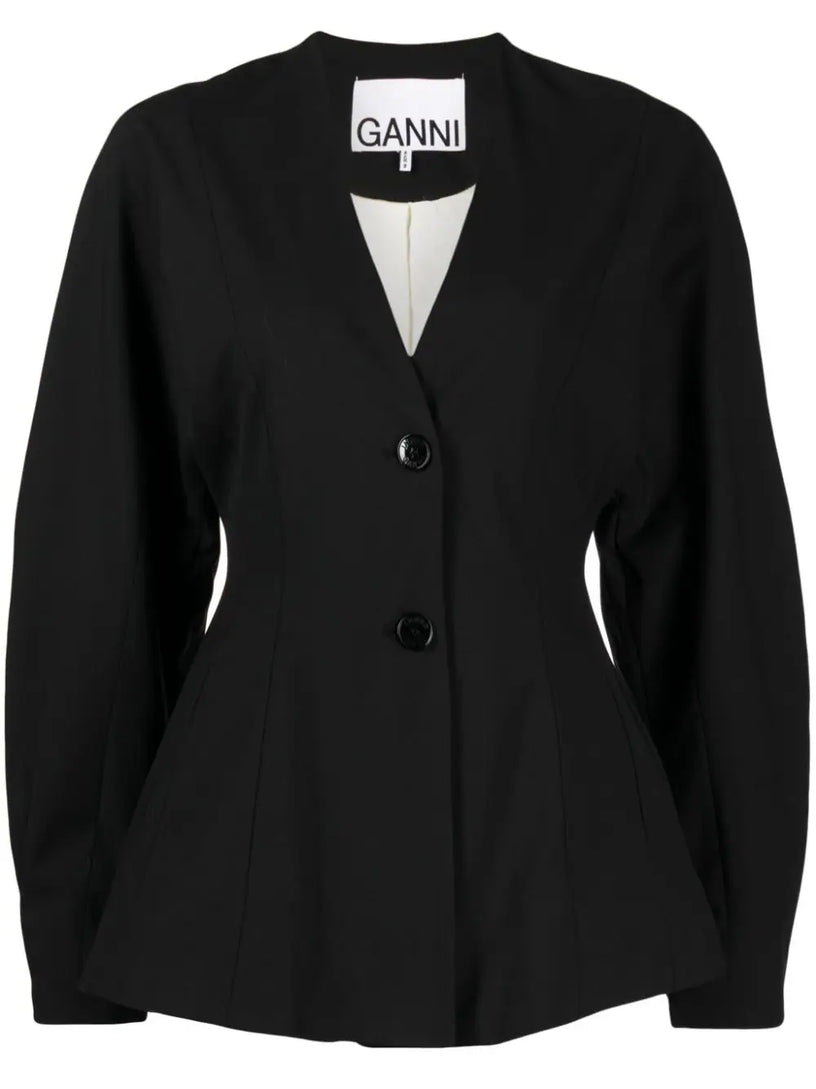 GANNI Drapey blazer