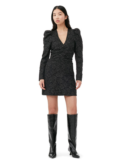 Jacquard Mini Dress