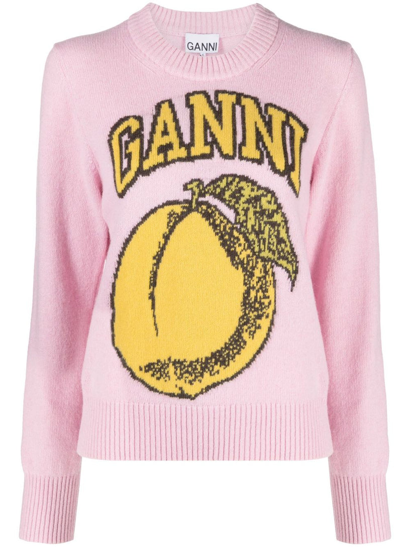 GANNI Peach jumper