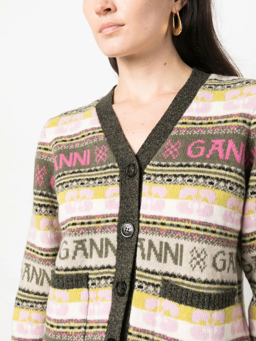 Logo cardigan