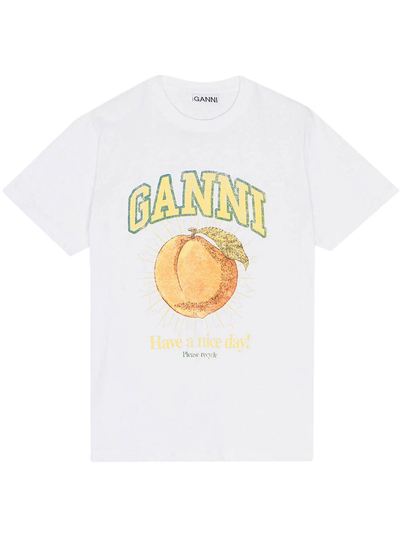 GANNI Peach t-shirt