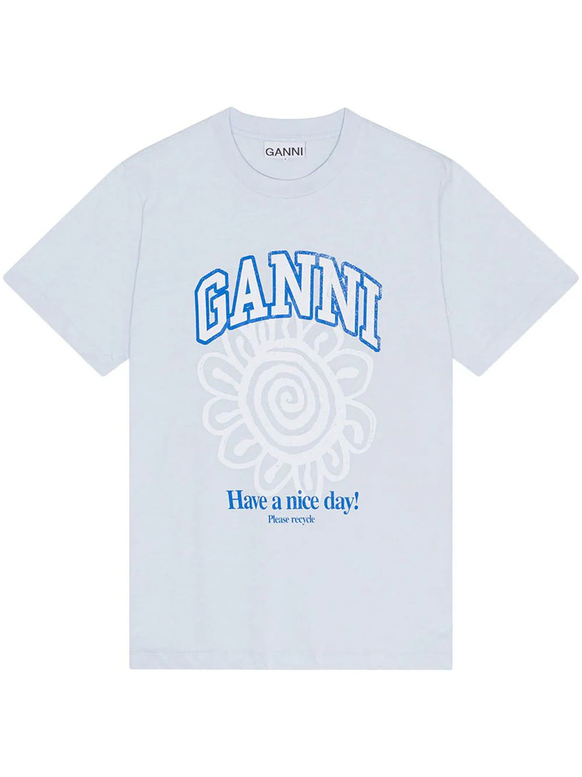 GANNI Flower t-shirt