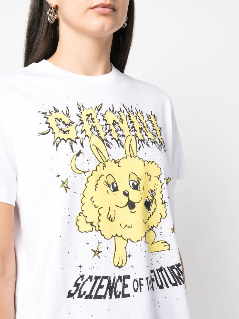 Yellow Relaxed Bunny T-shirt