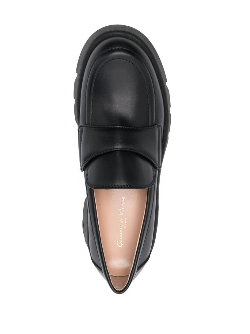 Leather loafers