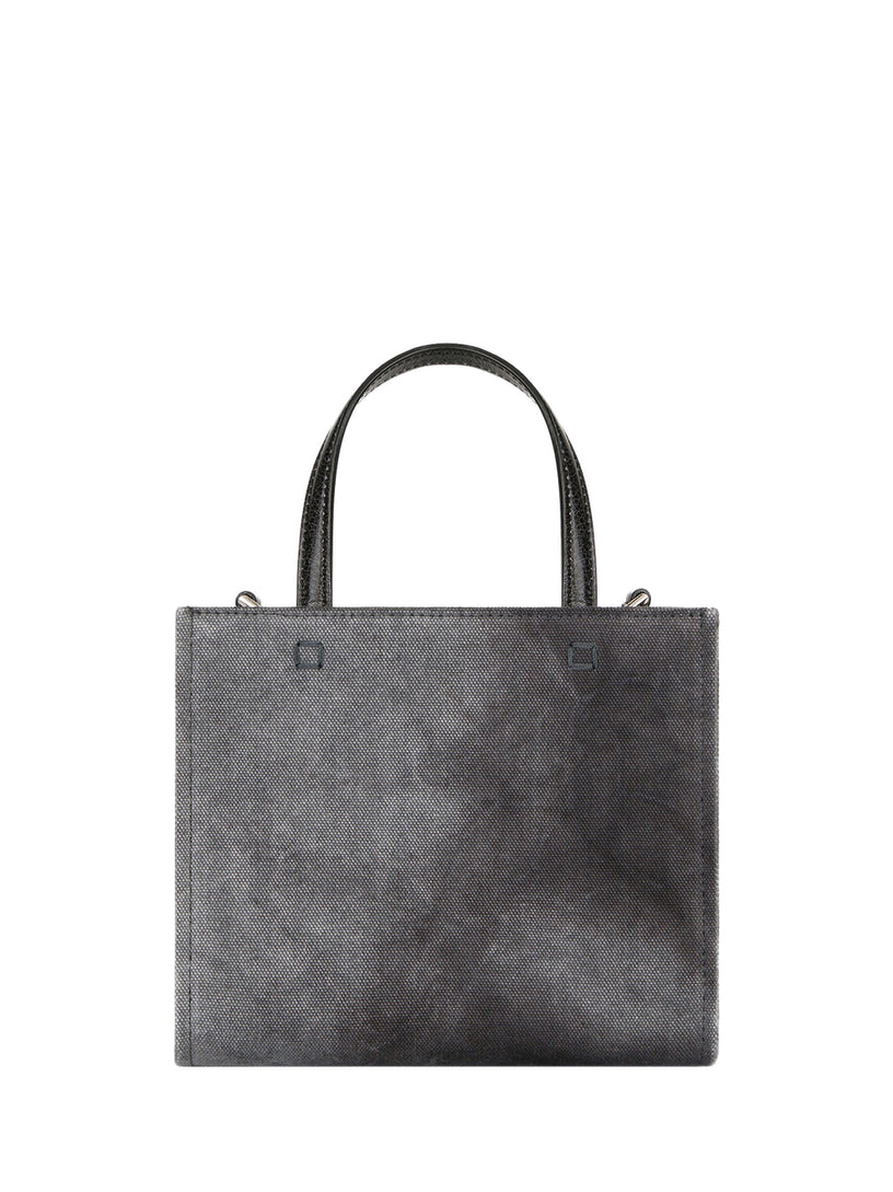 Mini G-Tote shopping bag in washed canvas