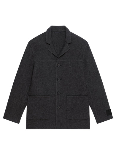 STRUCTURED JACKET IN WOOL AND CASHMERE