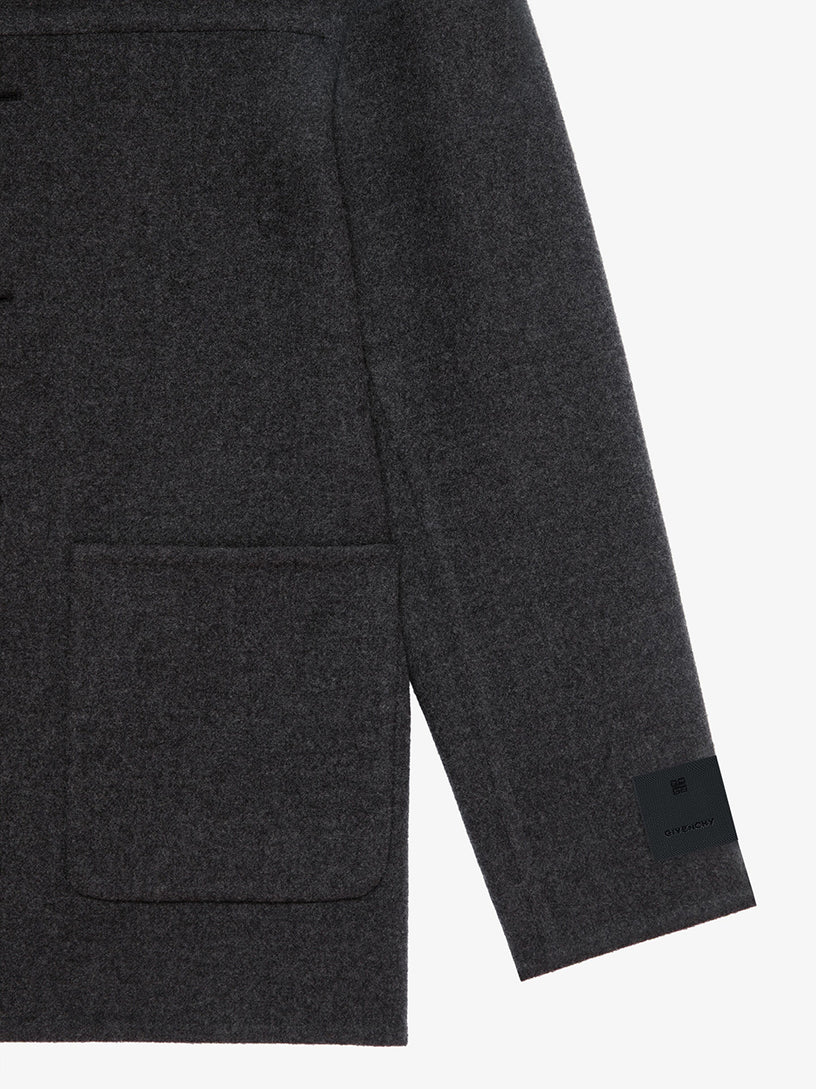 STRUCTURED JACKET IN WOOL AND CASHMERE