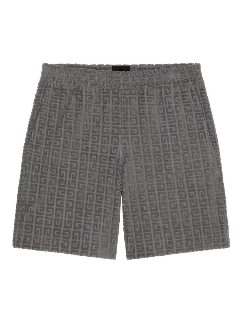 Givenchy Bermuda shorts in 4g towelling cotton jacquard