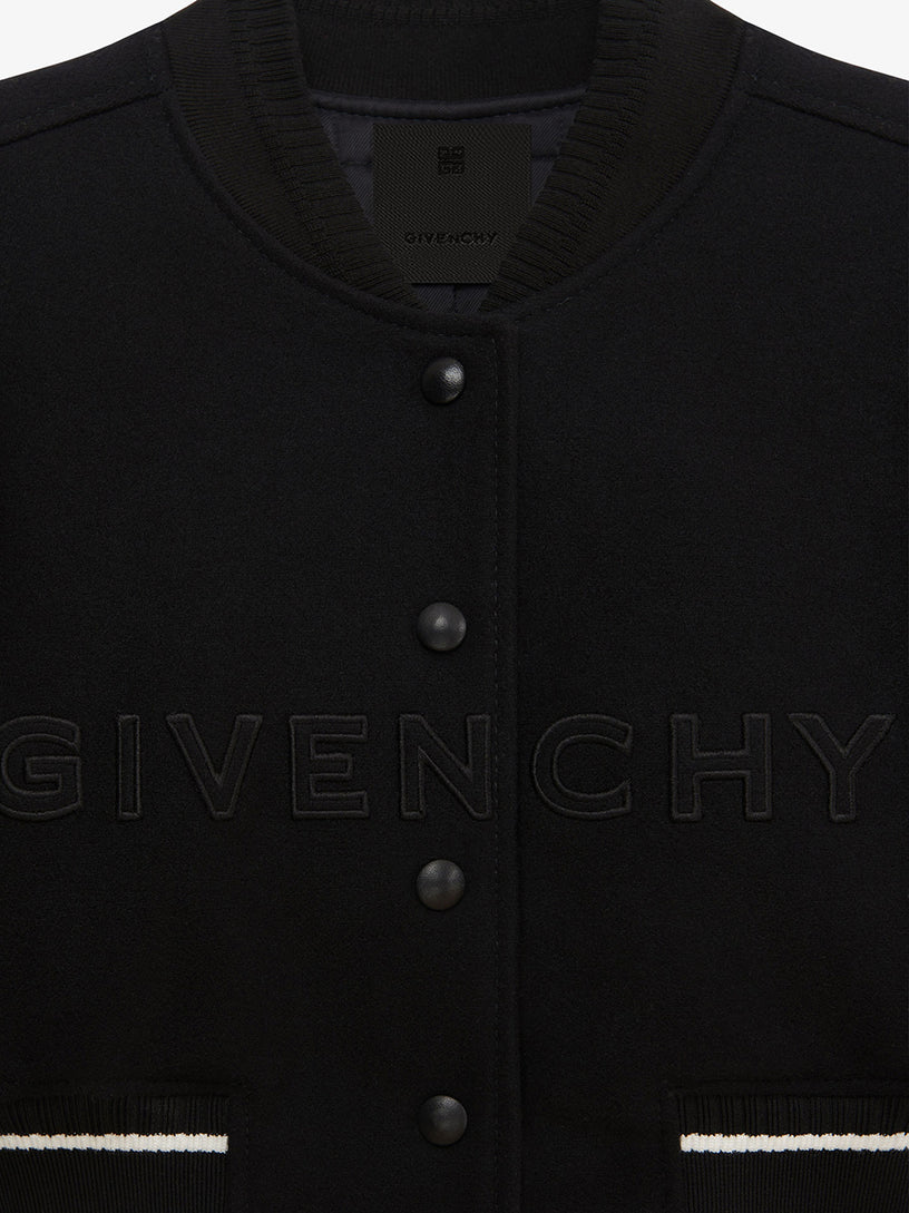 GIVENCHY cropped varsity jacket