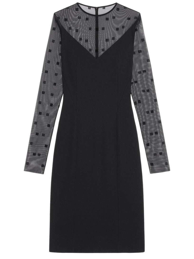 Givenchy Dress in bi-material 4g pattern