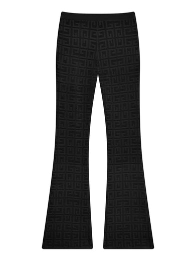 Flare pants in 4G jacquard