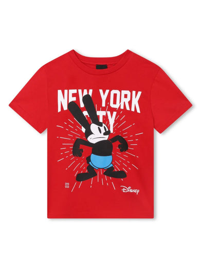 x Disney Oswald-print cotton T-shirt